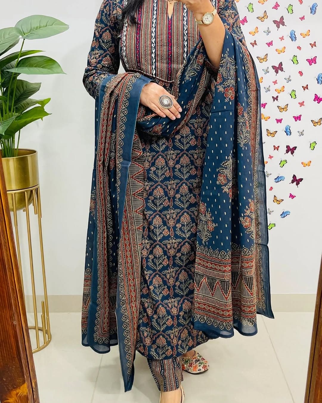 Biba Premium Azrak Cotton Suit