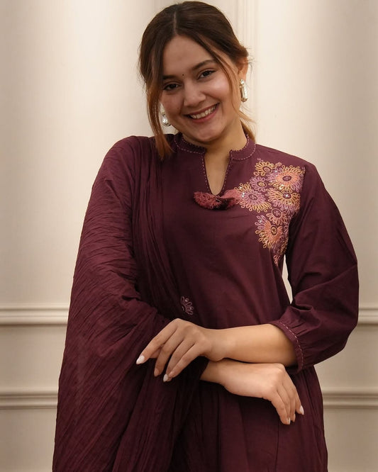 Biba Summer Essential Pure Cotton Suit with Side Pleats