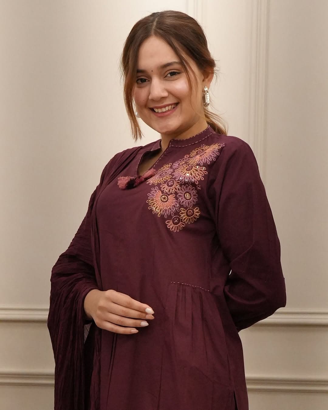 Biba Summer Essential Pure Cotton Suit with Side Pleats