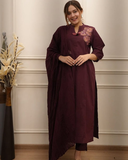 Biba Summer Essential Pure Cotton Suit with Side Pleats