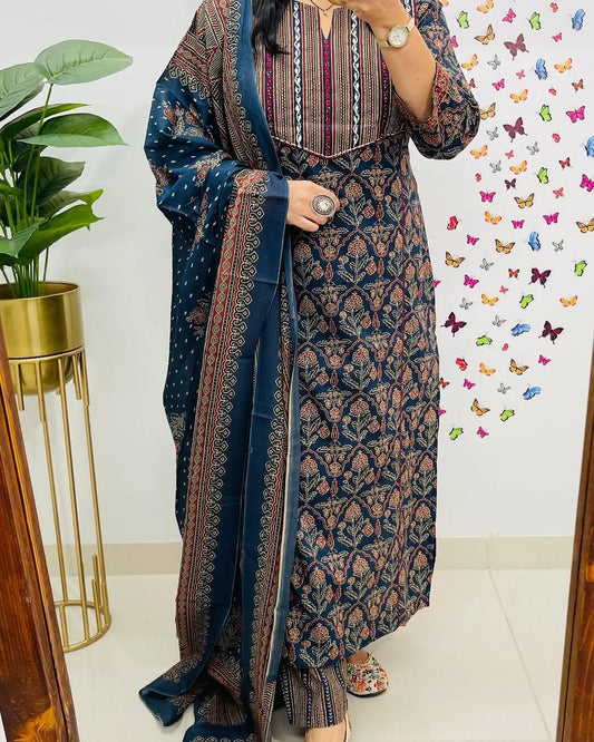 Biba Premium Azrak Cotton Suit